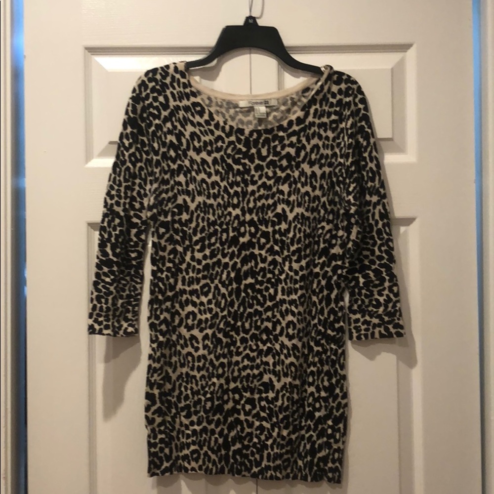Cheetah Print Sweater